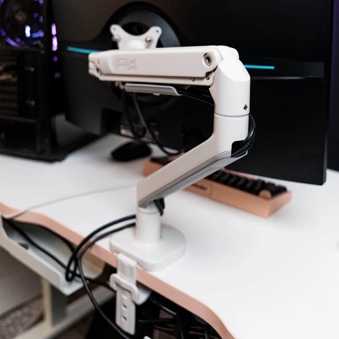 LeetDesk Monitor Arms for more flexibility while programming or designing