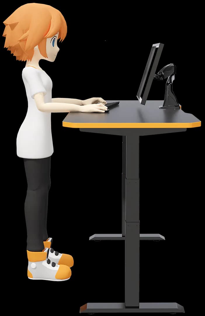 Optimal desk height for LeetDesk