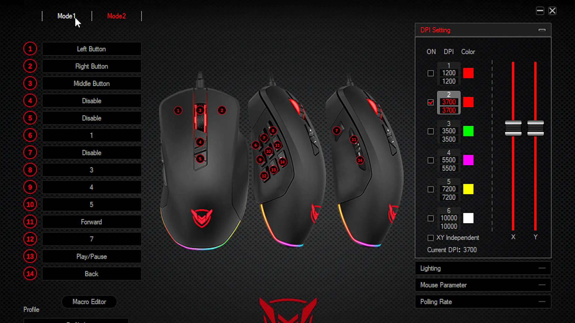 Wie viel DPI hat eine Gaming Maus? Check die Software! | Credit: PicTek. 