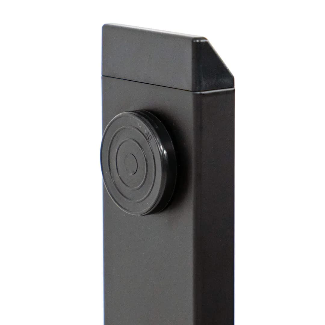 leetdesk entry verstellbarer computertisch mit verstellbaren gleitern