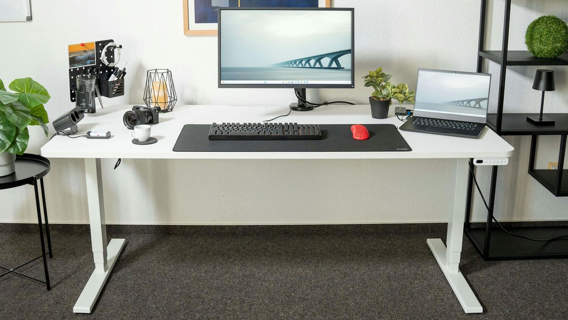 leetdesk light days white gaming desks discounted
