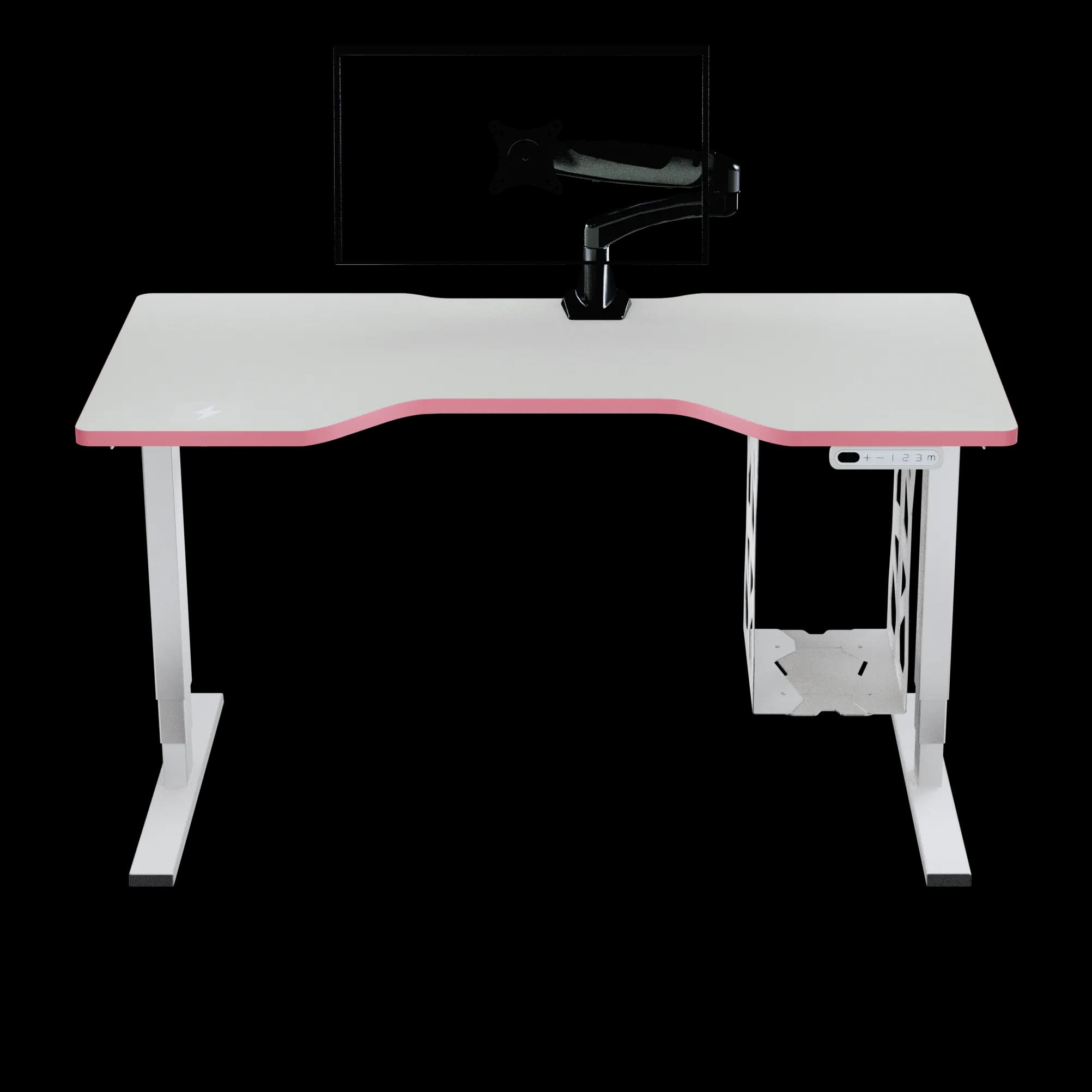 LeetDesk Light Version weiß rosa